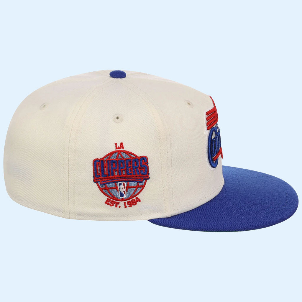 NBA Chrome OTC X Lids Hat Drop Merch Los Angeles Clippers New Era Snapback Hat Clippers Merch