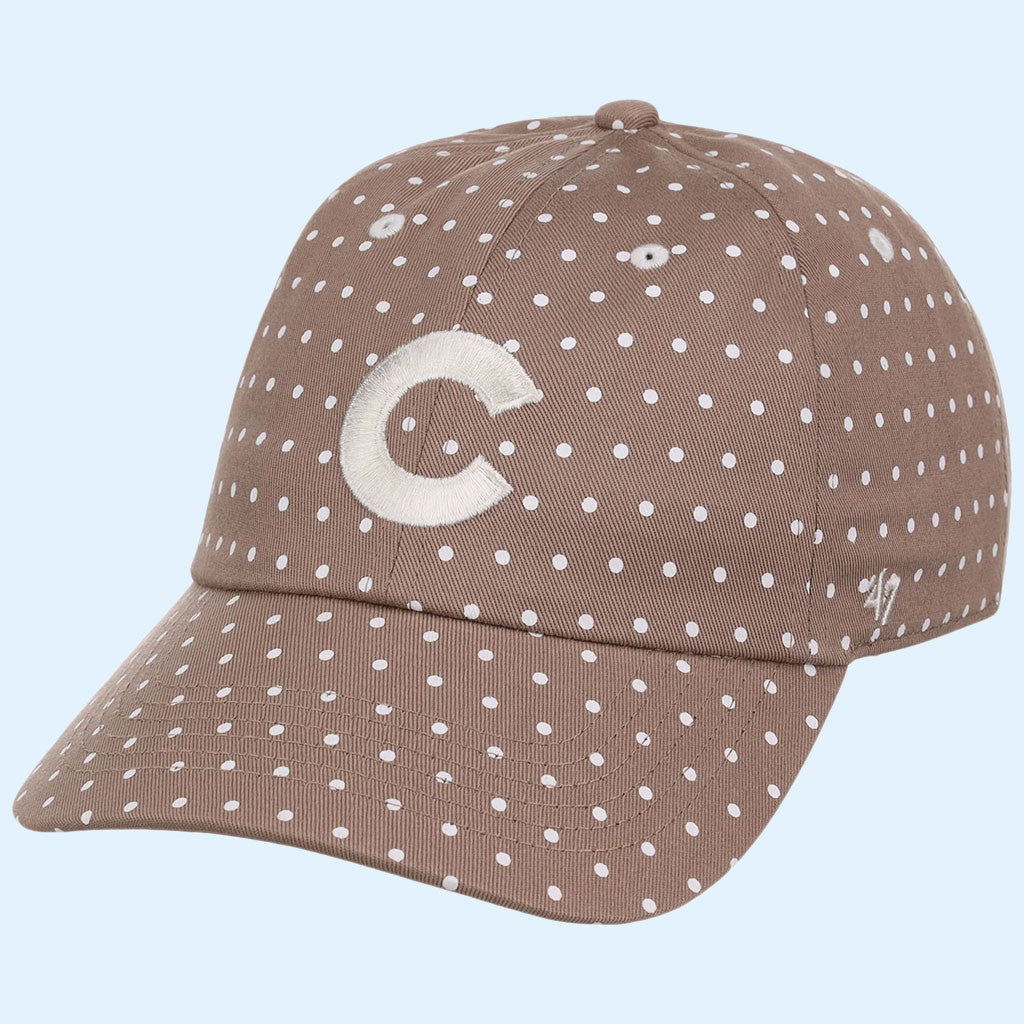 Lids Hat Drop Polka Dot Collection Merch Chicago Cubs 47 Clean Up Hat Embroidered Fans Gifts