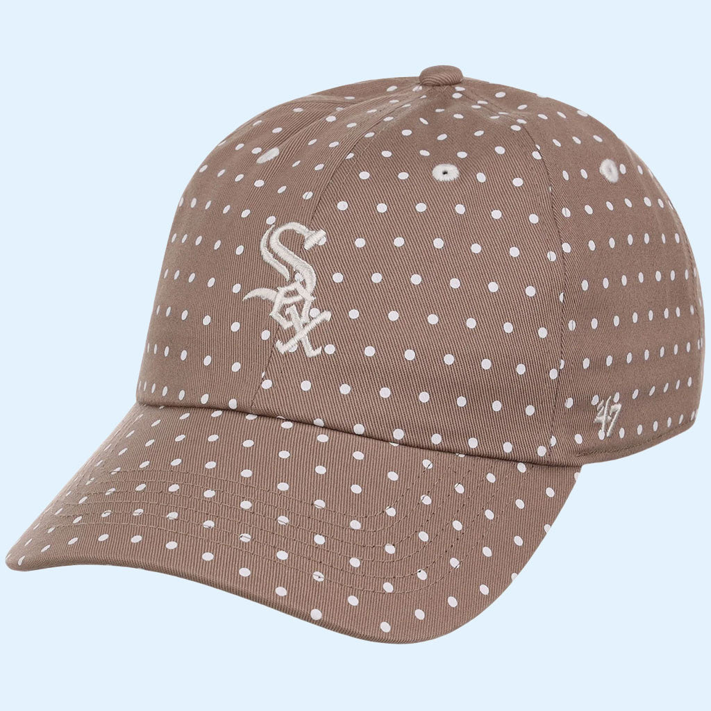 Lids Hat Drop Polka Dot Collection Merch Chicago White Sox 47 Clean Up Hat Embroidered Fans Gifts