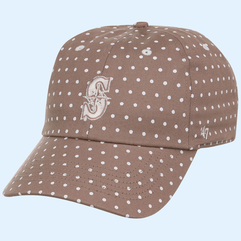 Lids Hat Drop Polka Dot Collection Merch Seattle Mariners 47 Clean Up Hat Embroidered Her Gifts