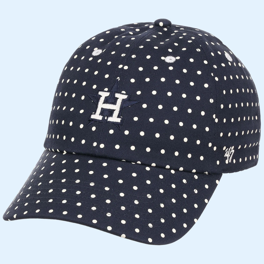 Lids Hat Drop Polka Dot Collection Merch Houston Astros 47 Hat Embroidered Gifts For BFF