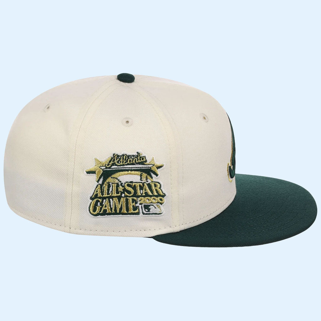 Lids Hat Drop Gilded Ivy Collection Merch Atlanta Braves New Era Snapback Hat Embroidered Gifts