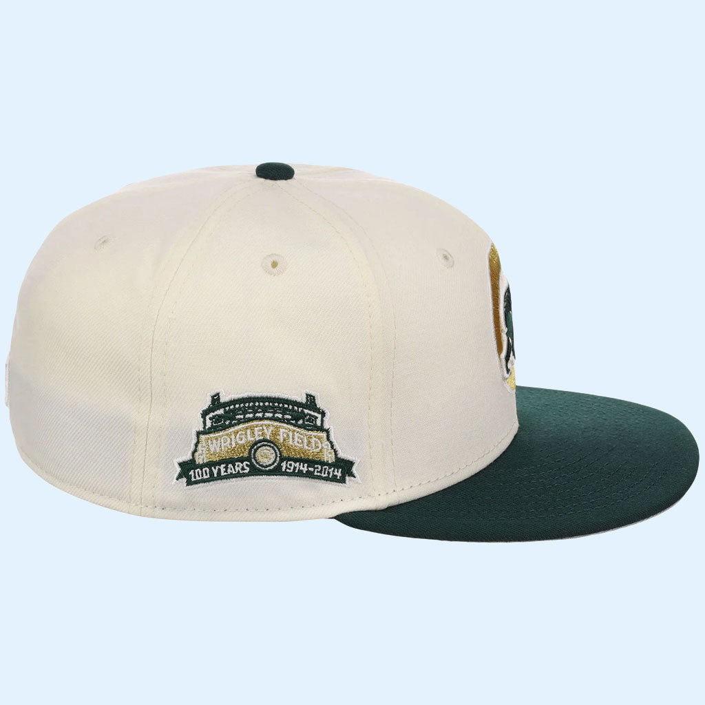 Lids Hat Drop Gilded Ivy Collection Merch Chicago Cubs New Era Snapback Hat Embroidered Gifts