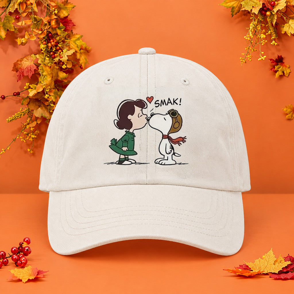 Starbucks X Peanuts Merch 2026 Snoopy Lucy Hat Cute Cartoon Baseball Cap Gift For Snoopy Fans
