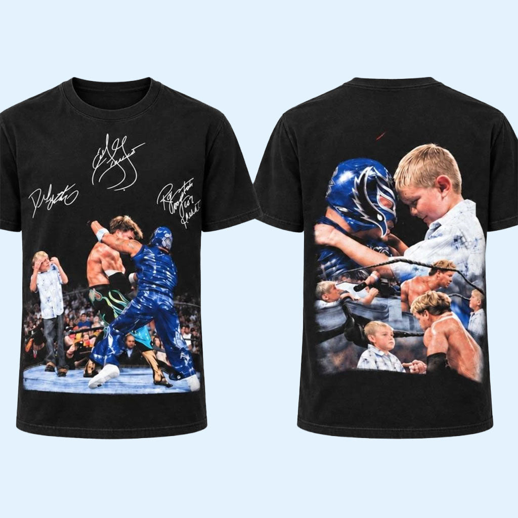 Rey Mysterio Vs Eddie Guerrero Night Smackdown T-Shirt Signature WWE Merch Gift For Fans