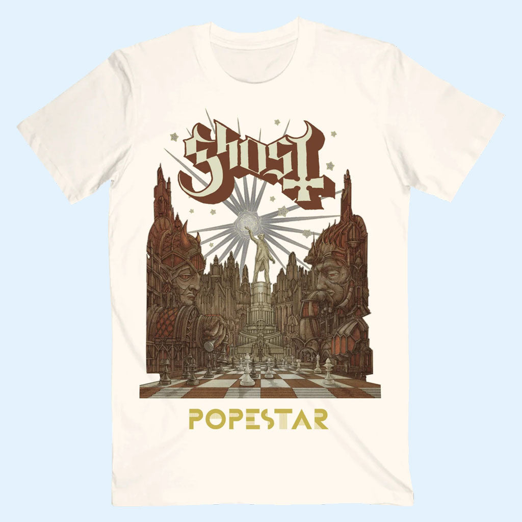 Ghost Merch 2026 Popestar T-Shirt Ghost Band Merch Best Gift For Rock Music Lovers