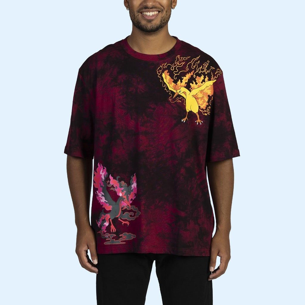 Pokemon Merch 2026 Moltres And Galarian Moltres T-Shirt Pokemon 30Th Anniversary Shirt Gifts