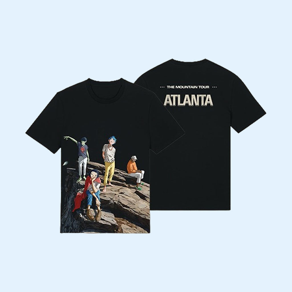 Gorillaz Merch 2026 The Mountain Tour North America T-Shirt Atlanta Shirt Gift For Music Fans