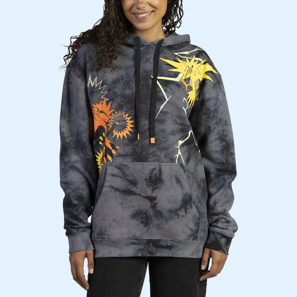 Pokemon Merch 2026 Zapdos And Galarian Zapdos Hoodie Present For Pokemon Lovers
