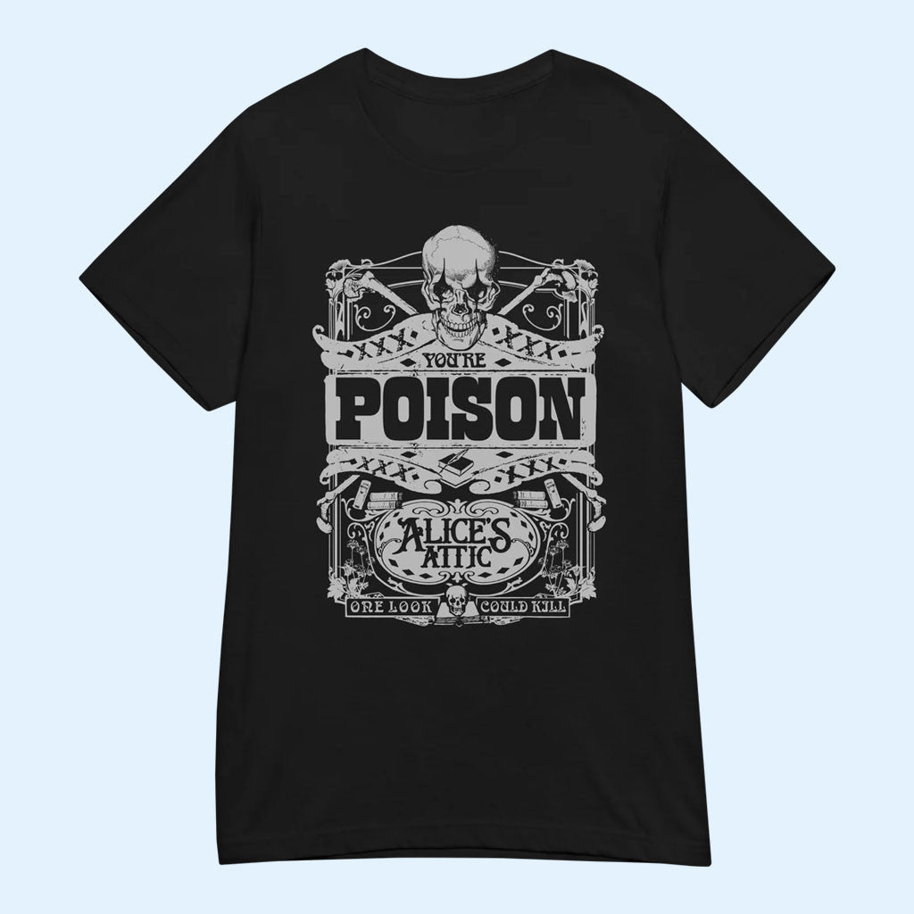 Alice Cooper Merch 2026 Poison Attic T-Shirt One Look Could Kill Shirt Gift For Music Fans