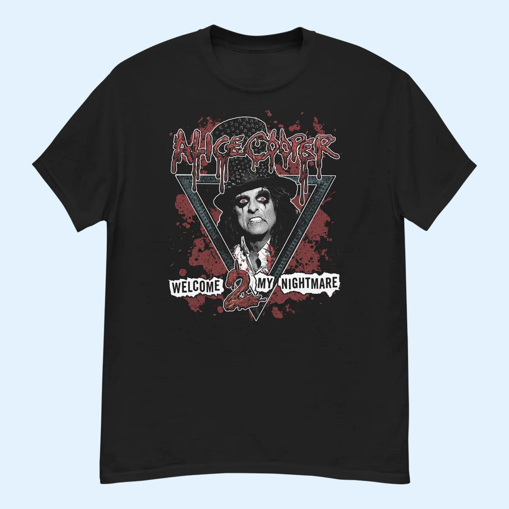 Alice Cooper Merch 2026 Welcome 2 My Nightmare T-Shirt Cool Gifts For Music Lovers