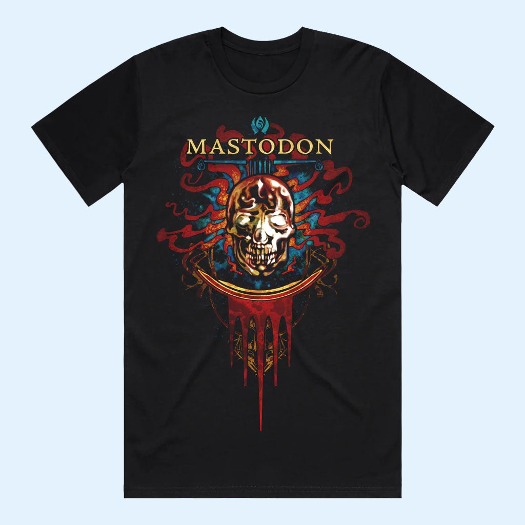 Mastodon Merch 2026 Crystal Skull T-Shirt Mastodon Band Shirt Gift For Music Fans