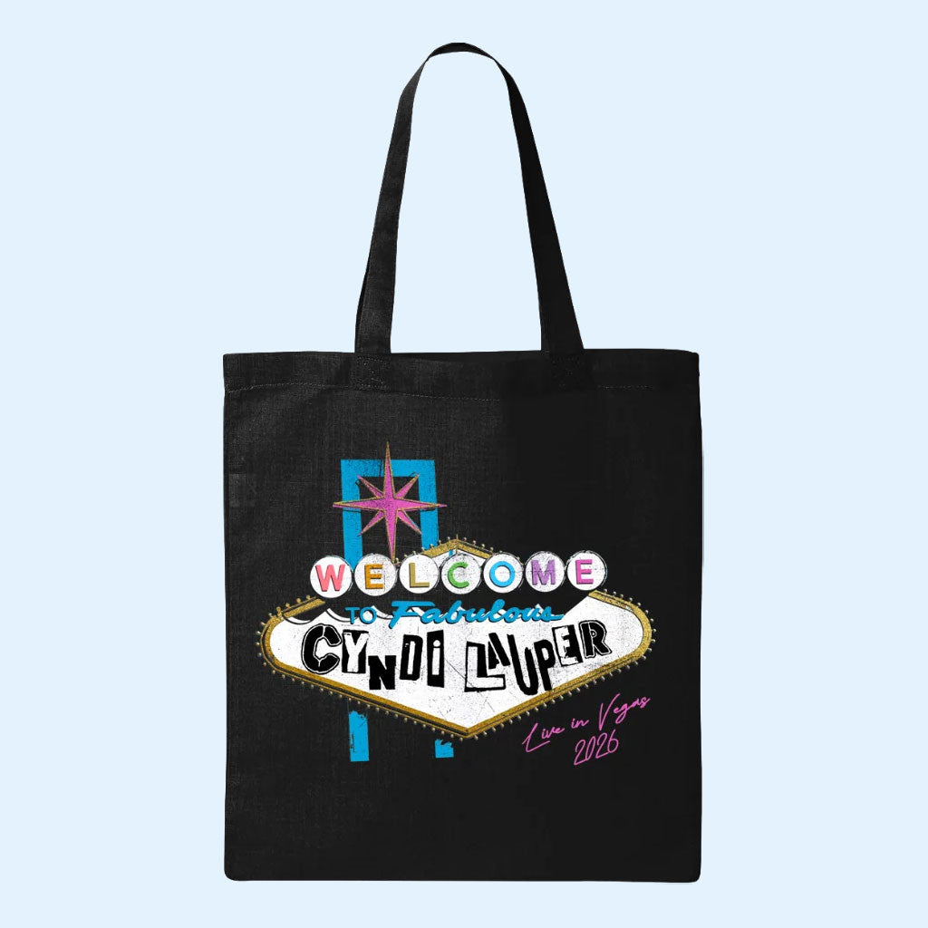 Cyndi Lauper Merch 2026 Sign Tote Bag Cyndi Lauper Live In Las Vegas Handbag Gift For Fans