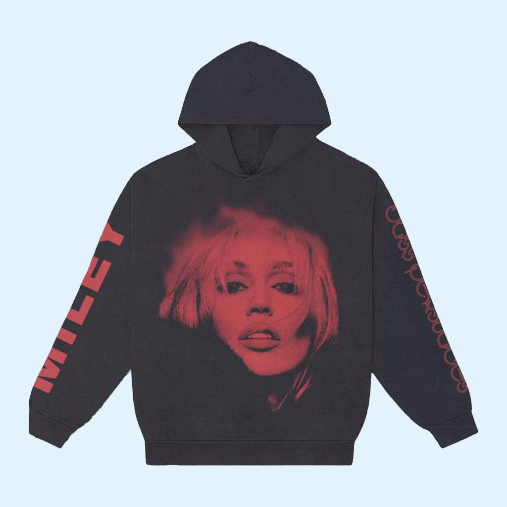 Miley Cyrus Merch 2026 Miley Bass Persuades Hoodie Gift For Music Lovers