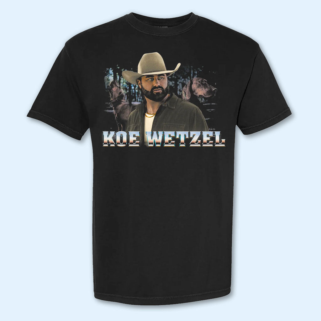 Koe Wetzel Merch 2026 Hound Dog T-Shirt Koe Wetzel Shirt Gift For Music Fans