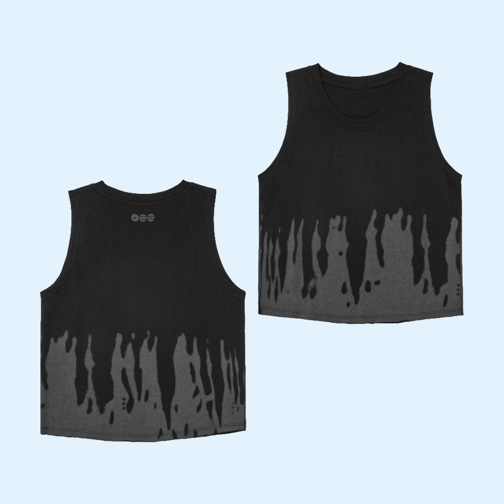 BTS World Tour Arirang Merch 2026 Black Drip Crop Tank Top Gift For BTS Fangirl