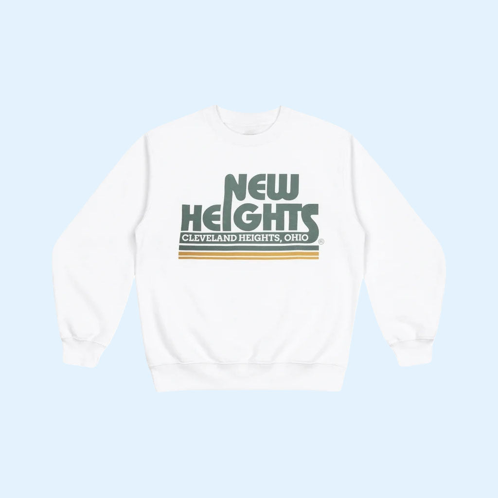 New Heights Merch 2026 New Heights Cleveland Heights Crewneck Sweatshirt Podcast Fan Gifts