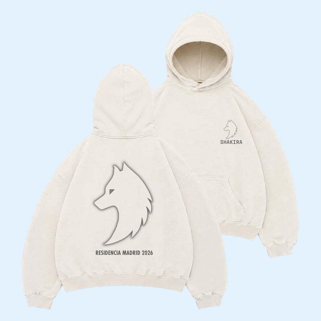 Shakira Merch 2026 Wolf Hoodie Madrid Residency Hoodie Shakira World Tour Merch Fan Gifts
