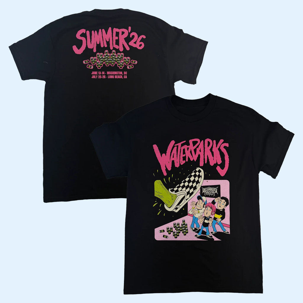 Waterparks Merch 2026 Monster Tour T-Shirt Waterparks Concert Merch Gift For Band Fans
