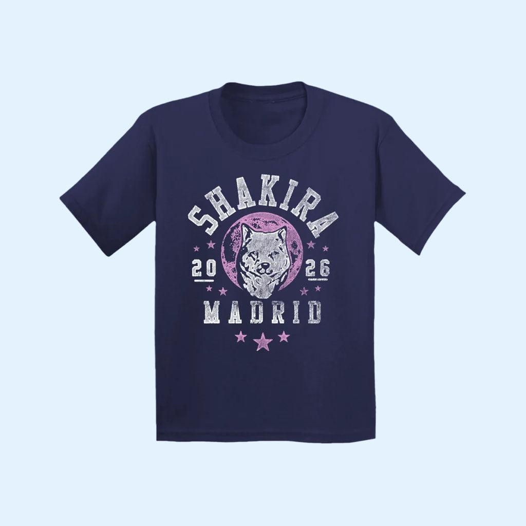 Shakira Merch 2026 She Wolf T-Shirt Shakira Madrid Tour Shirt Best Present For Music Lovers