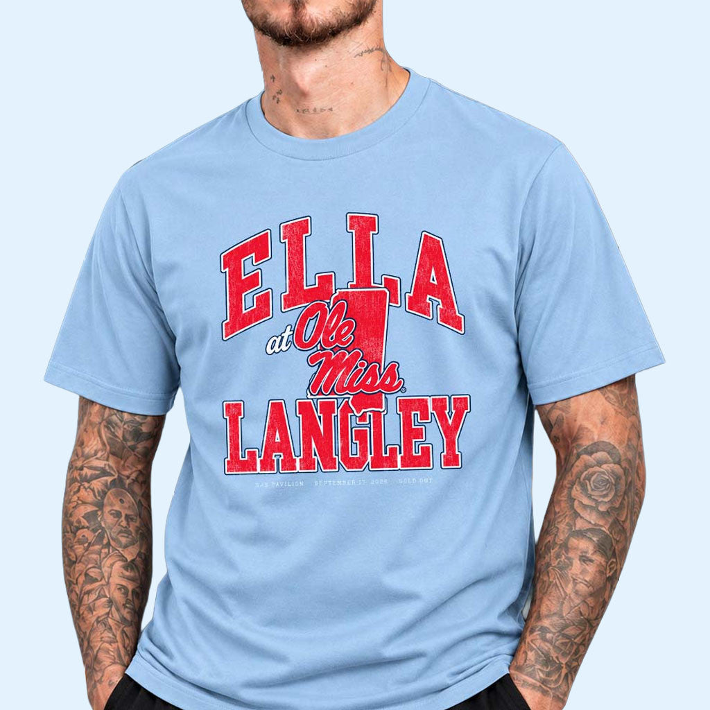 Ella Langley Merch 2026 SJB Pavilion At Ole Miss In Oxford Mississippi On Sept 17 Event T-Shirt