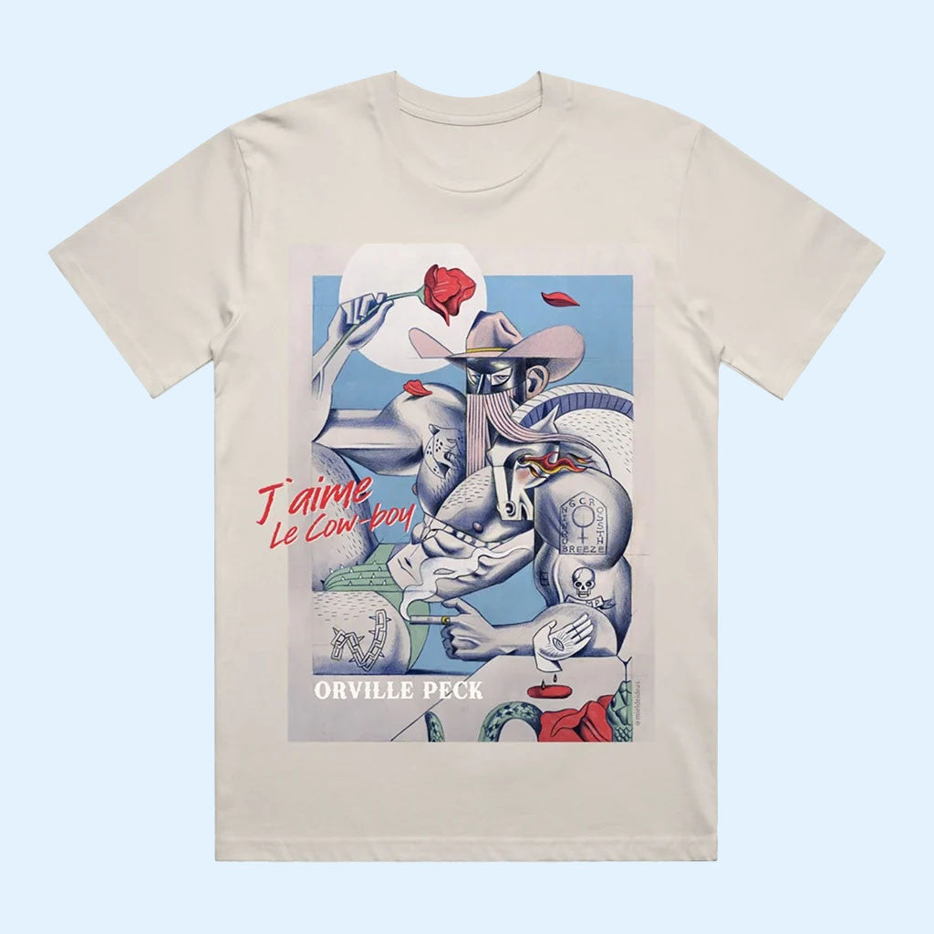 Orville Peck Merch 2026 J'aime Le Cowboy T-Shirt Orville Peck Shirt Gift For Music Fans