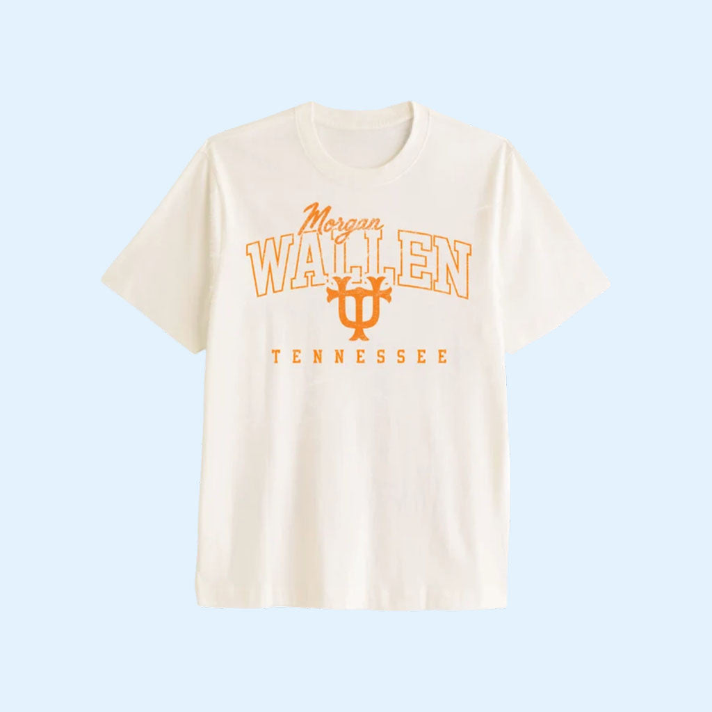 Morgan Wallen X UT Merch 2026 MW X UT T-Shirt Morgan Wallen Vols Shirt Concert Outfits