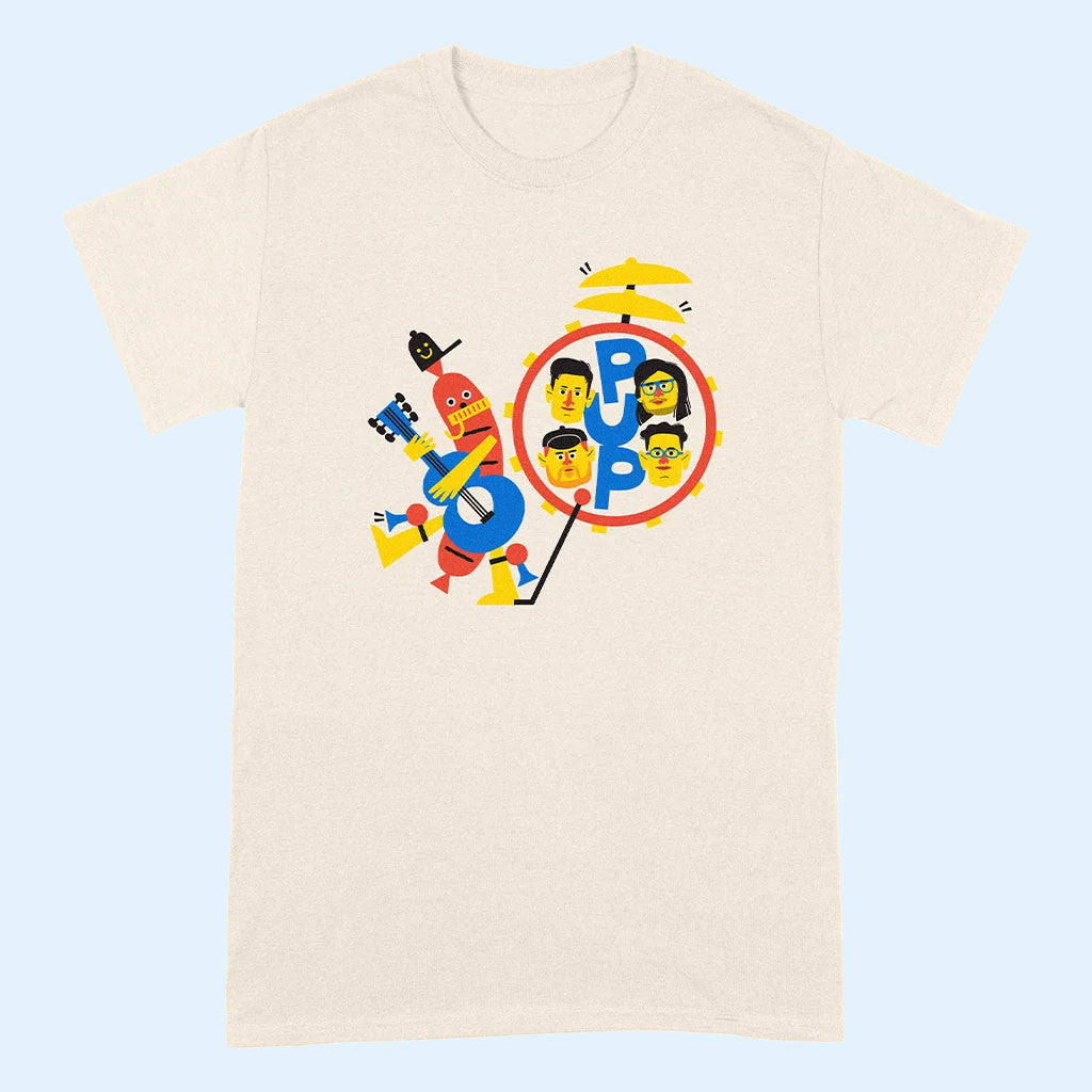 Pup The Band Merch 2026 Band Of Wiener T-Shirt Present For Rock Fans