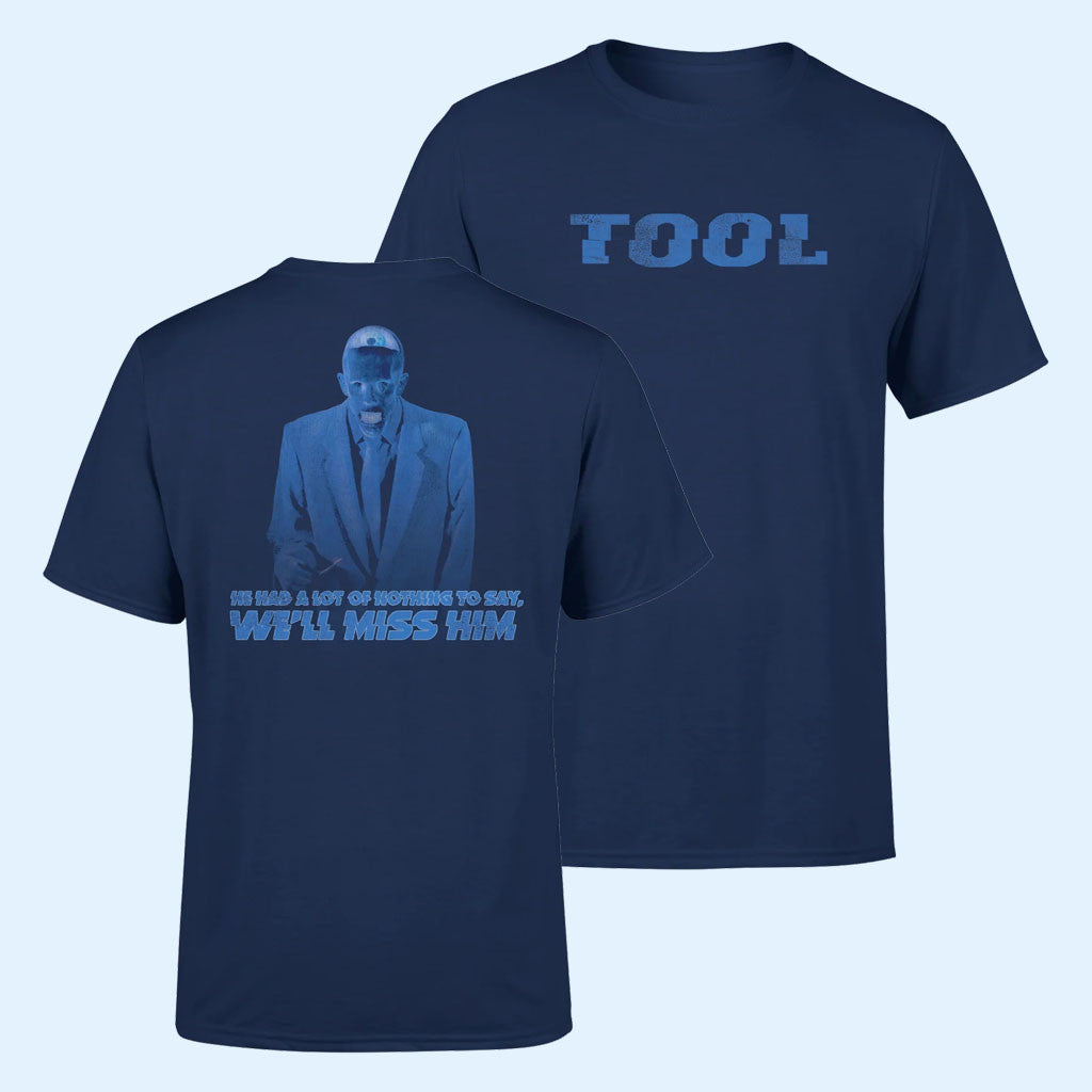 Tool Merch 2026 Aenima Blue Man T-Shirt We'll Miss Him Shirt Gift For Rock Band Fans