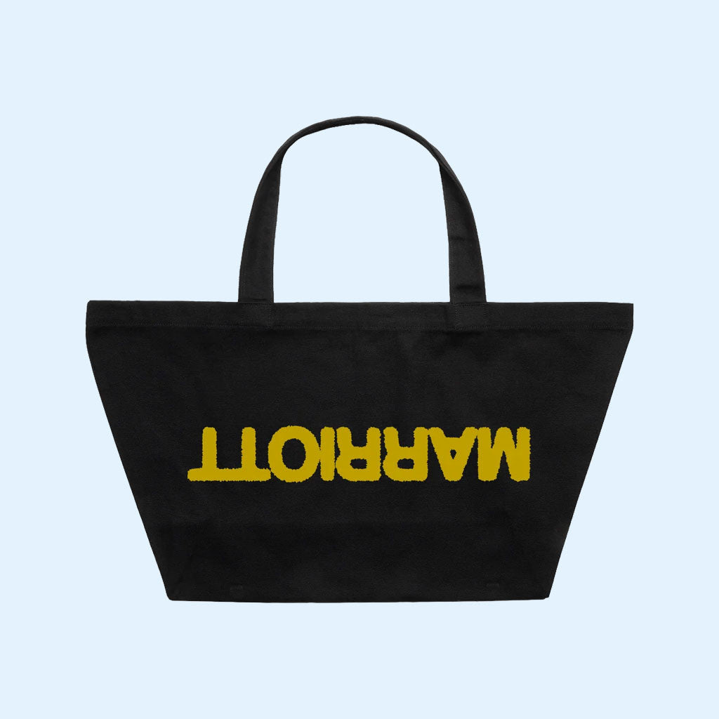 James Marriott Merch 2026 Warning Signs Upside Down Tote Bag Best Gifts For Sisters