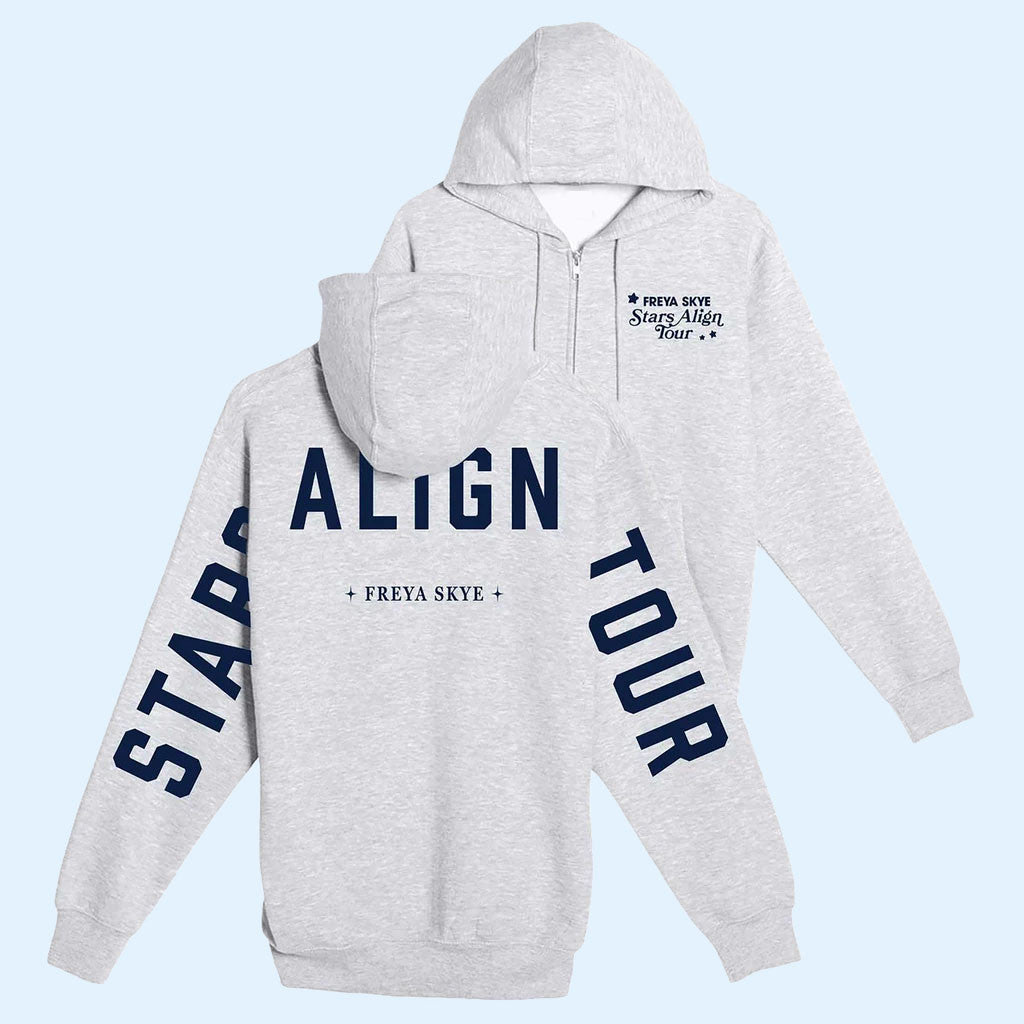 Freya Skye Merch 2026 Stars Align Tour Zip Hoodie Best Gifts For Music Lovers