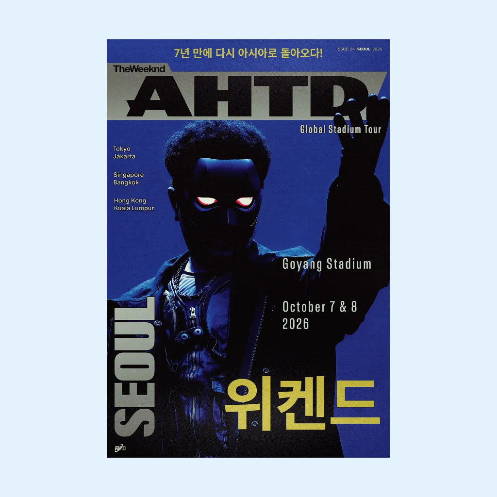 The Weeknd XO After Hours Til Dawn Asia Tour Merch 2026 AHTD Seoul Poster Living Room Decor