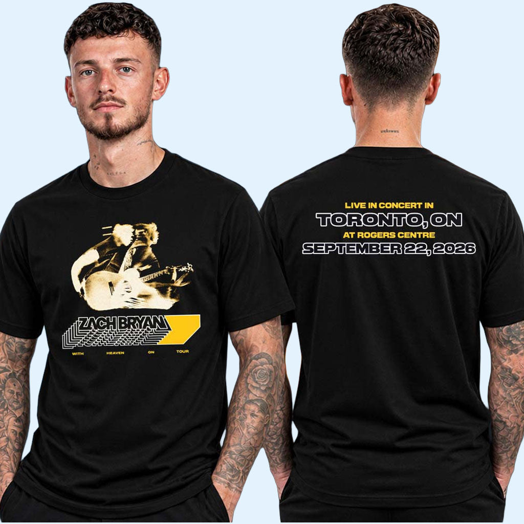 Zach Bryan Toronto Merch ZB Tour At Rogers Centre In Toronto ON On Sept 21 22 2026 T-Shirt