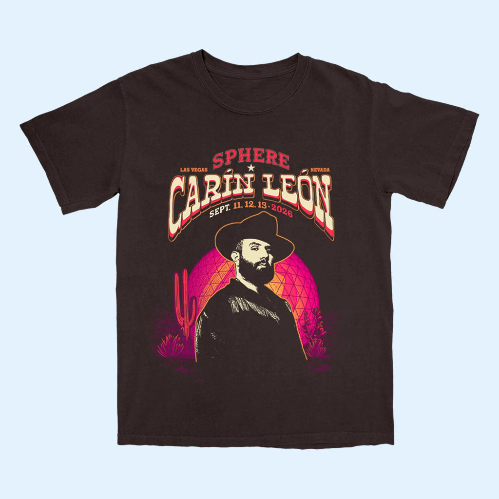 Carin Leon Merch 2026 Sphere T-Shirt Carin Leon Tour Merch Present For Music Lovers