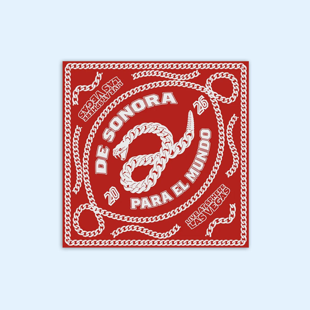 Carin Leon Merch 2026 De Sonora Para El Mundo Red Bandana Carin Leon Concert Merch Fan Gift