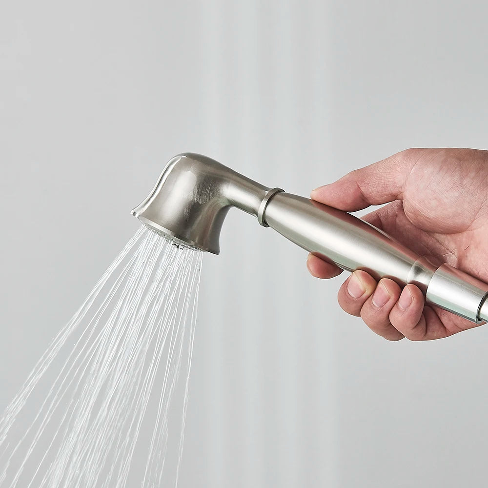 AquaLux - Handheld Shower Head - Brushed Nickel Copper - Bathroom