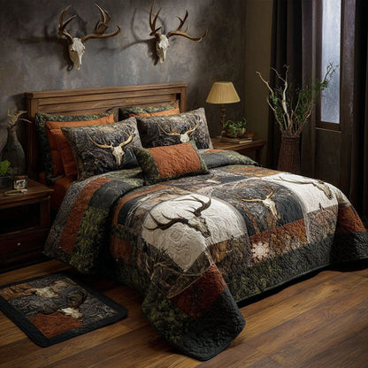 Sunset Pursuit Quilted Bedding Set Rustic Southwestern Cute Room Decor Gift Idea