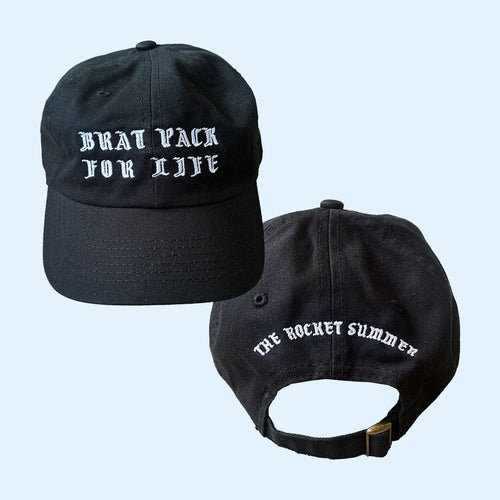 The Rocket Summer Merch 2026 Brat Pack For Life Hat Embroidered Gifts For Music Fans