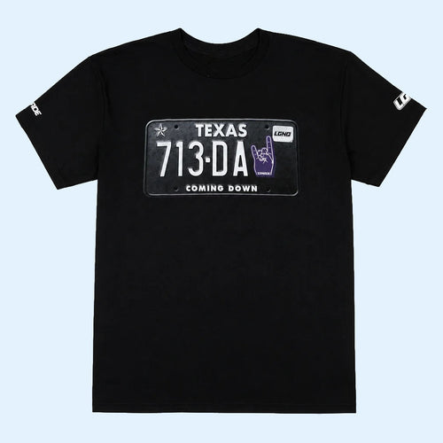 Lil' Keke Donke713 Merch 2026 Black 713 Day Coming Dine Plate Series T-Shirt Gift For Rap Lover