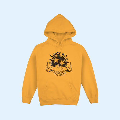 Lucero Merch 2026 Rough Handshake Hoodie Gift Ideas For Rock Music Lovers