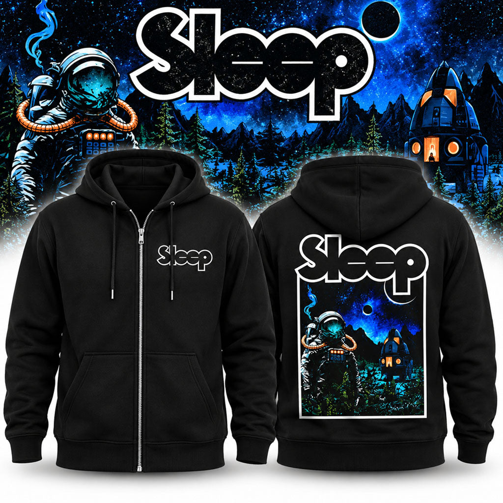 Sleep Merch Hemispheres Tour 2026 North America Logo Zip Hoodie Gift For Band Fans