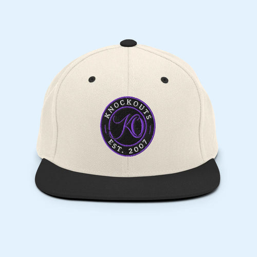 TNA Merch 2026 Knockouts Circle Logo Snapback Hat Embroidered Gifts For Son