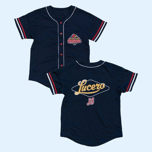 Lucero Merch 2026 Lucero X Memphis Redbirds Baseball Jersey Top Gifts For Music Lovers