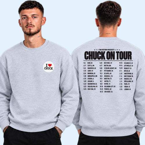 Role Model Chuck On Tour Merch 2026 I Love Chuck Tour Dates Sweatshirt Concert Outfits