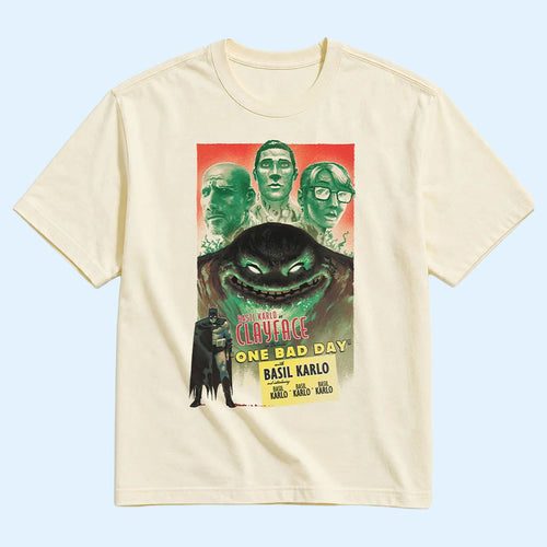 Heroes Villains Merch 2026 Clayface One Bad Day T-Shirt Batman Merch Gift For Fans