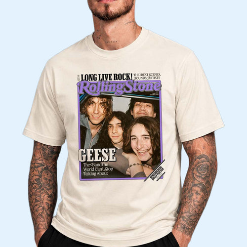 Geese Band Merch Rolling Stone Magazine Cover The Band The World Can't Stop Talking About Shirt