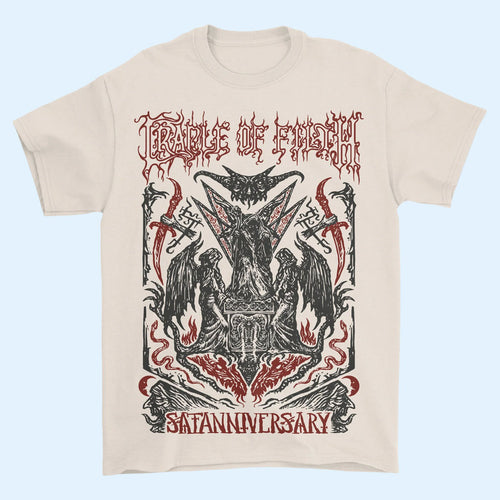 Night Shift Merch 2026 Cradle Of Filth Sataniversary T-Shirt Present For Band Fans