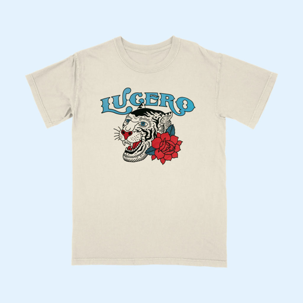 Lucero Merch 2026 Tiger Tattoo T-Shirt Lucero Shirt Gift Ideas For Rock Lovers