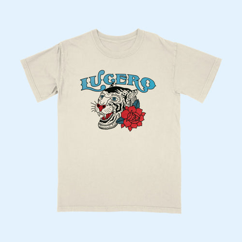 Lucero Merch 2026 Tiger Tattoo T-Shirt Lucero Shirt Gift Ideas For Rock Lovers