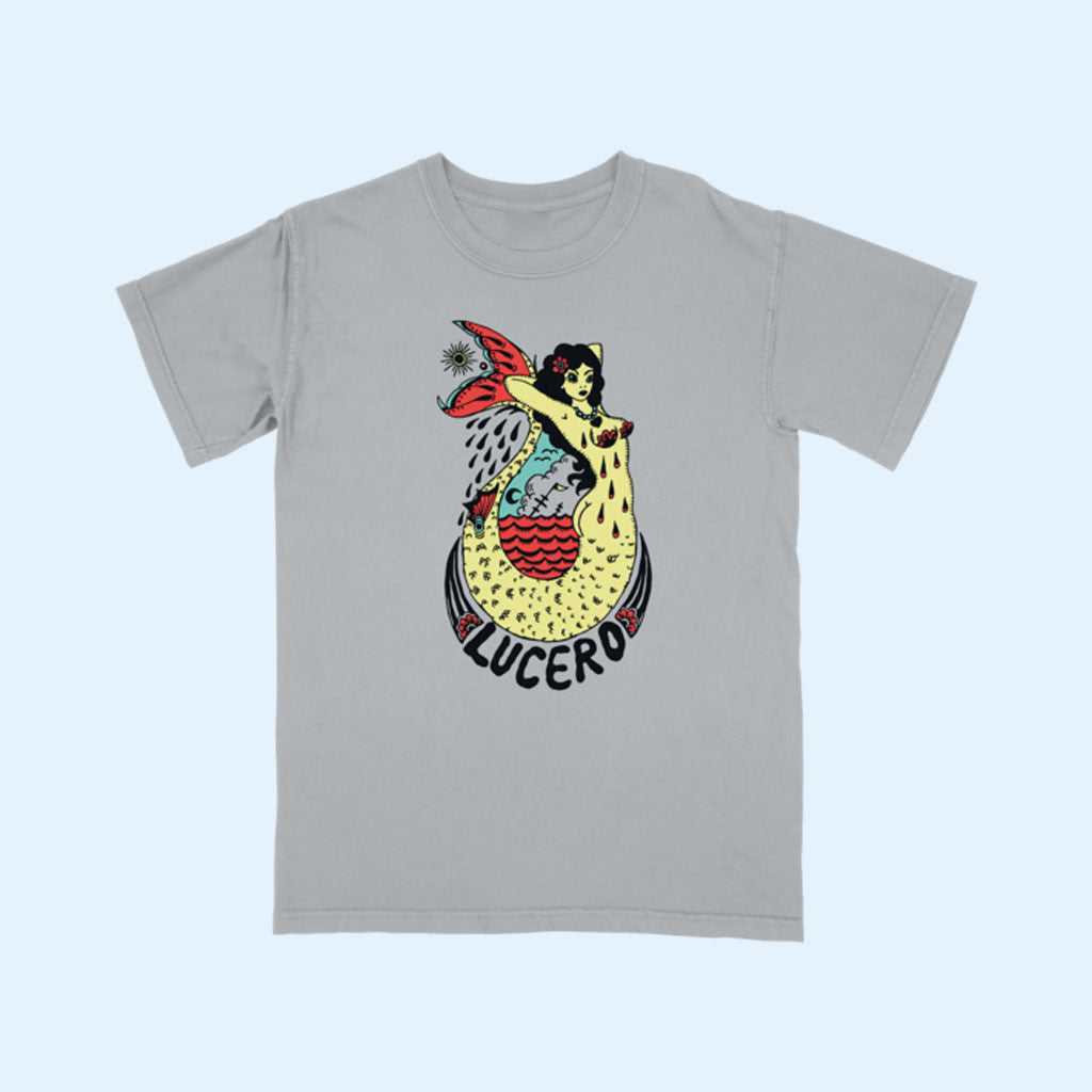Lucero Merch 2026 Mermaid T-Shirt Lucero Shirt Cool Gift For Music Lover